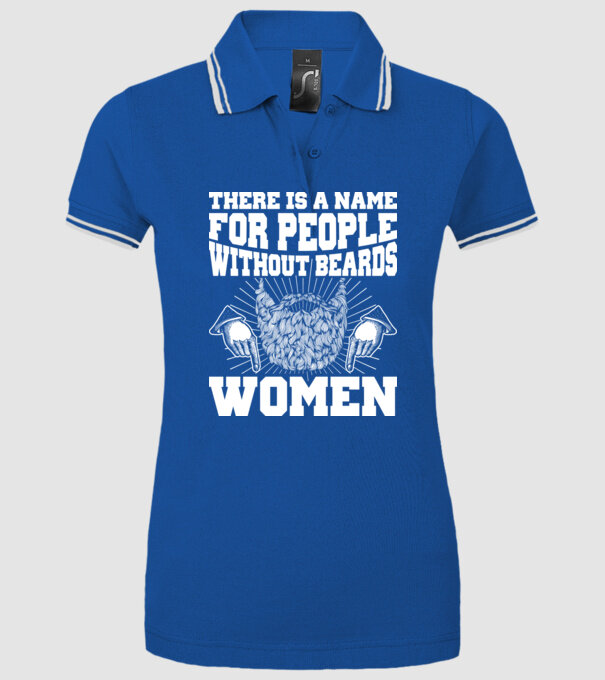 Name for beardless people women model albastru regal pe tricou