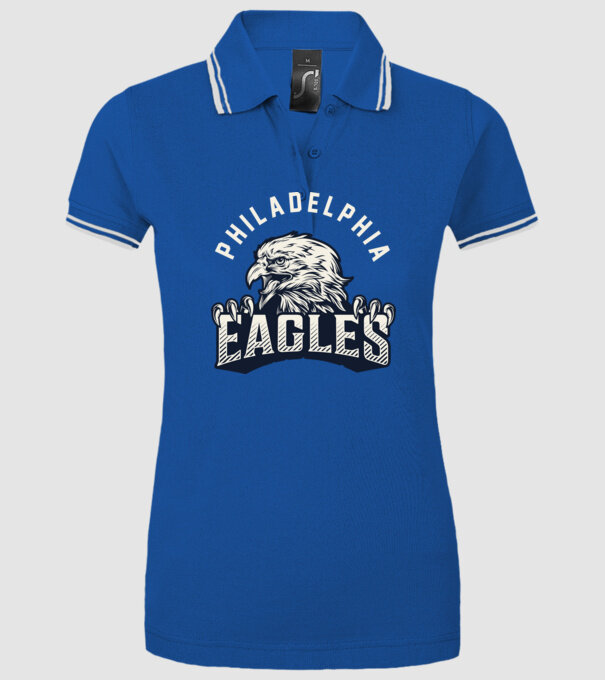 Philadelphia Eagles model albastru regal pe tricou