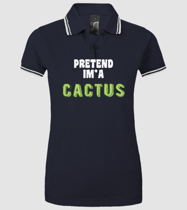 Cactus carnaval model albastru închis pe tricou