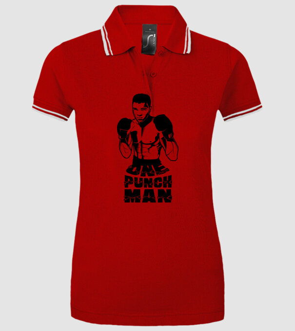 Ali = One punch man model roșu pe tricou