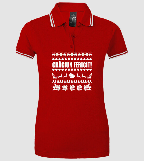 crăciun Fericit! model roșu pe tricou