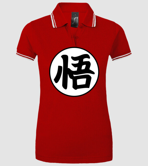 Dragonball logo model roșu pe tricou