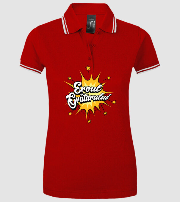 Eroul Grătarului model roșu pe tricou