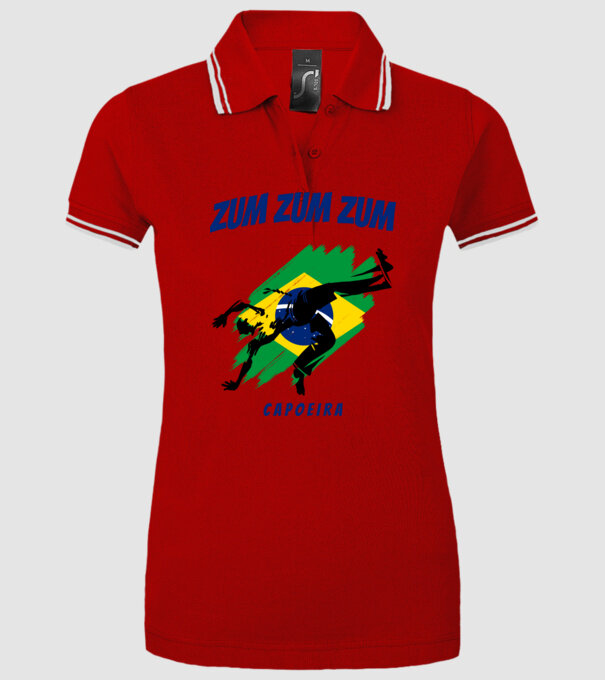 ZUM ZUM ZUM model roșu pe tricou