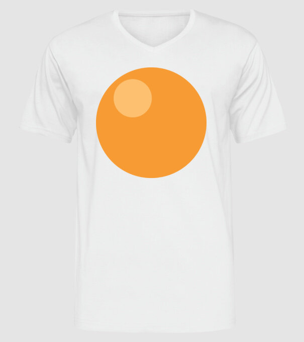 Ouă carnaval model alb pe tricou