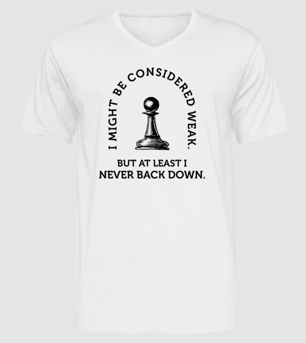 I might be considered weak lght model alb pe tricou