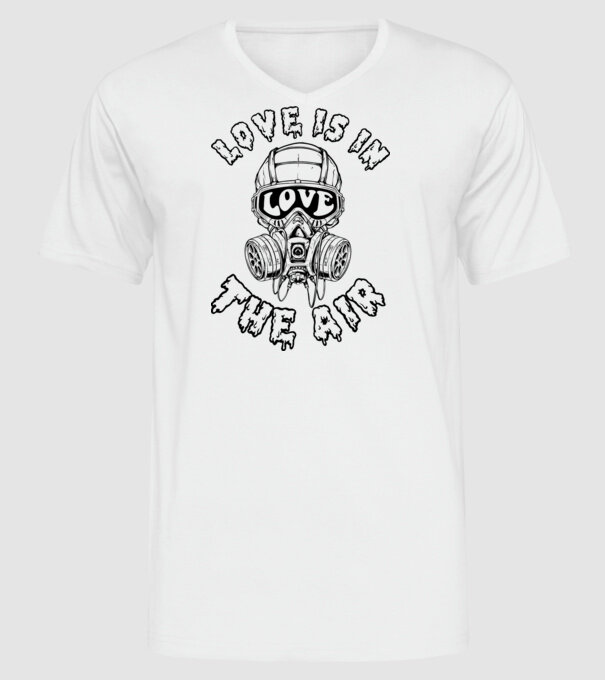 Love is in the air lght bck model alb pe tricou