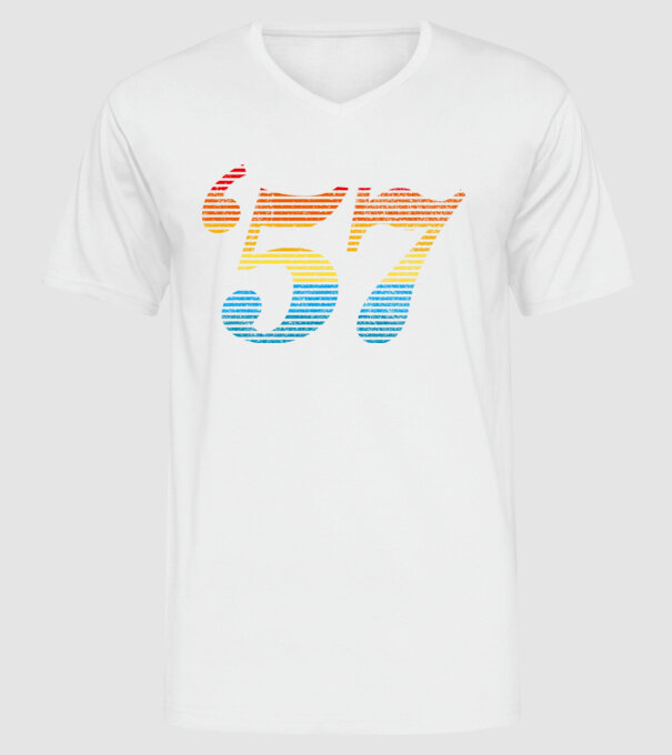 Retro Birthday 1957 model alb pe tricou