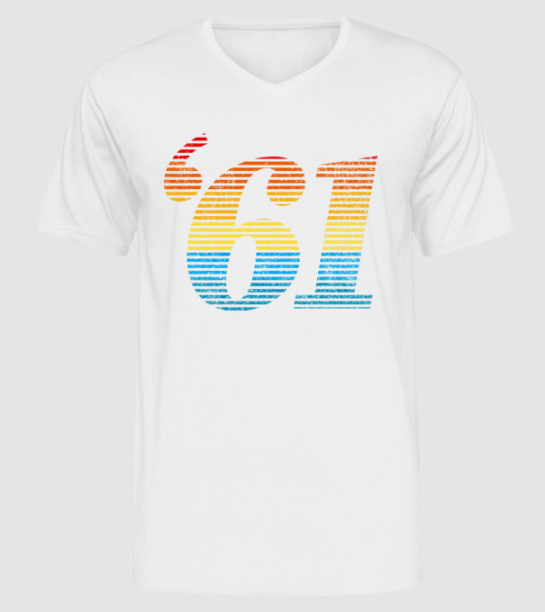 Retro Birthday 1961 model alb pe tricou