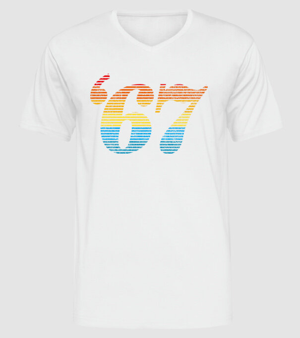 Retro Birthday 1967 model alb pe tricou