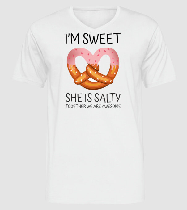 Sweet Friend model alb pe tricou