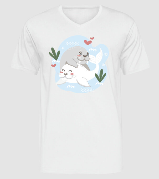 FOCI ÎNDRĂGOSTITE model alb pe tricou