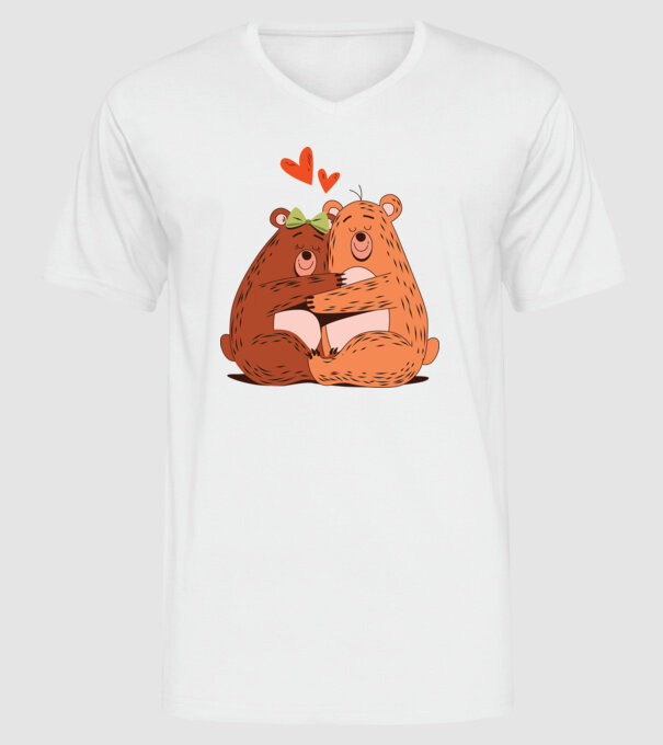 URȘI ÎNDRĂGOSTIȚI 3 model alb pe tricou