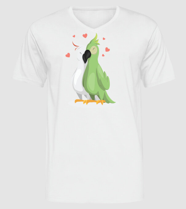 LENEȘI ÎNDRĂGOSTIȚI model alb pe tricou