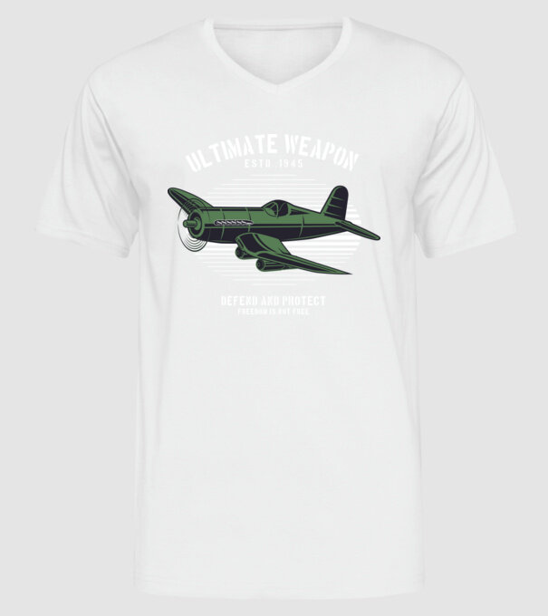 Avioane model alb pe tricou