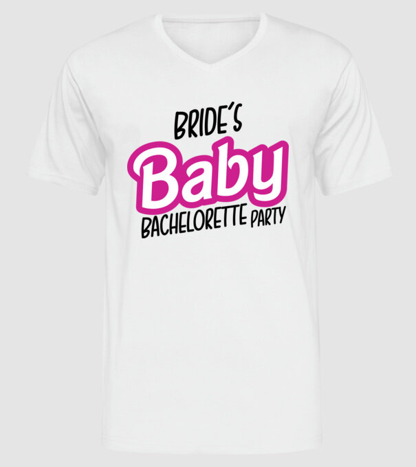 Bride Barbies baby model alb pe tricou