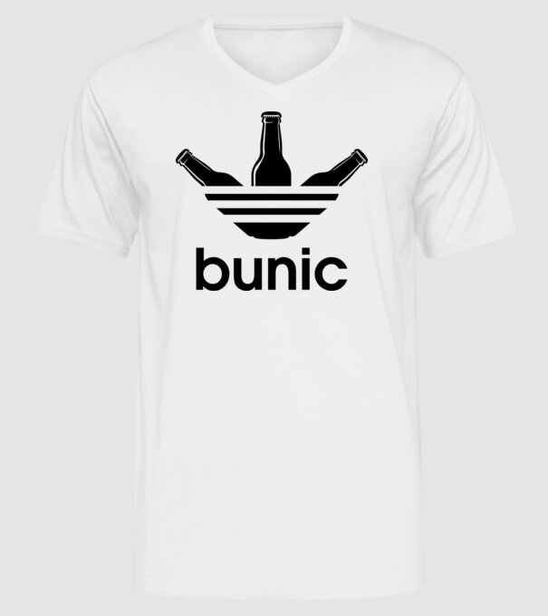 Bunicdidas model alb pe tricou