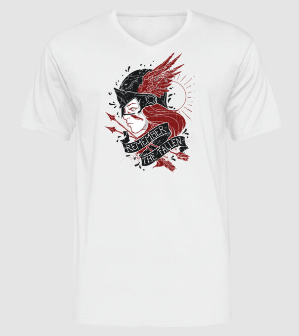 Graffiti model alb pe tricou