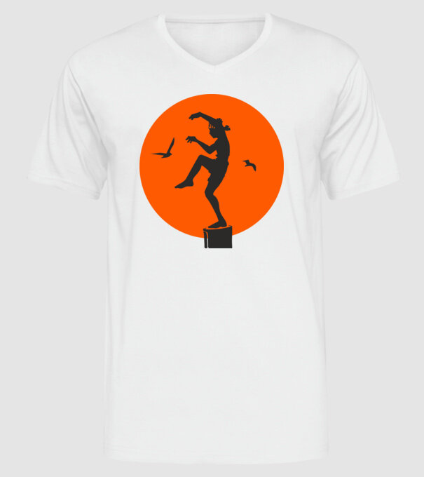 Larusso training cobra kai model alb pe tricou