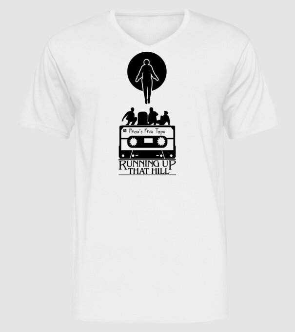 maxs mix tape stranger things model alb pe tricou