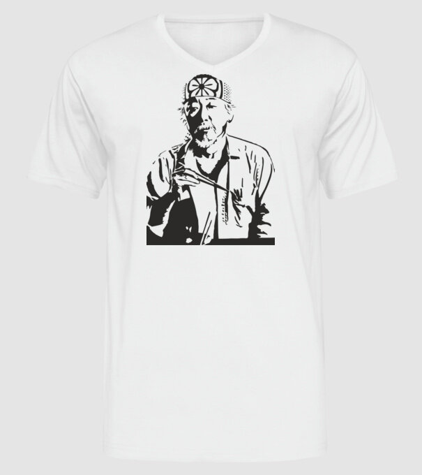 Miyagi cobra kai model alb pe tricou