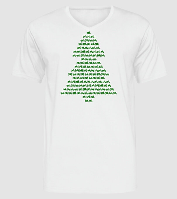 motorbike christtmas tree model alb pe tricou