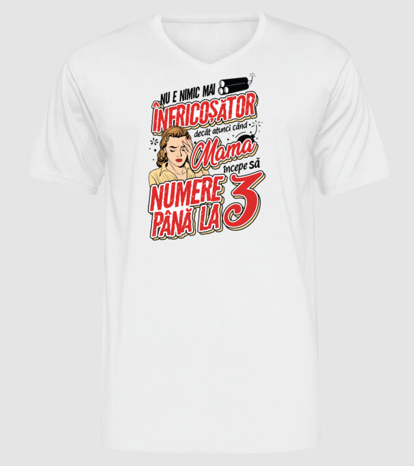 Nu e nimic mai înfricoșător decât model alb pe tricou