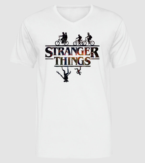 stranger things quote poster model alb pe tricou