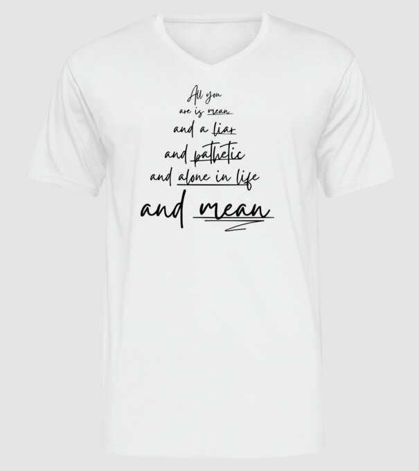 Taylor Swift all you model alb pe tricou