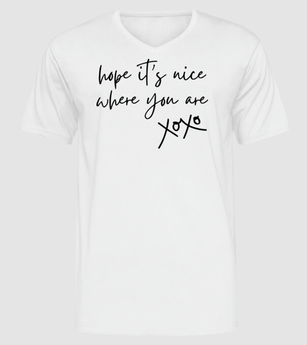 Taylor Swift hope its nice where you are model alb pe tricou