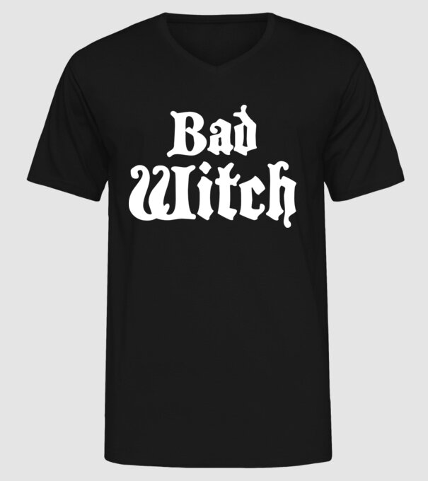 Bad Witch tricou cuplu model negru pe tricou