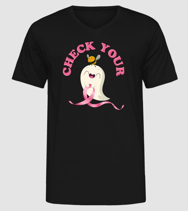 Check your boo-bees model negru pe tricou