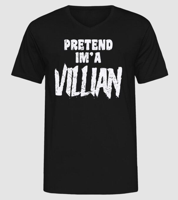 Villian carnaval model negru pe tricou