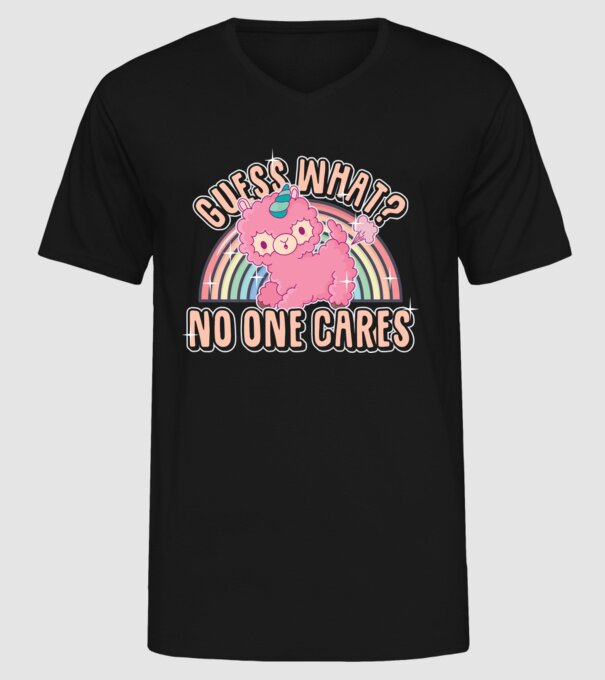 Guess what lama model negru pe tricou