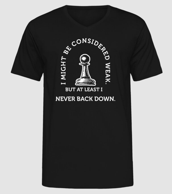 I might be considered weak drk model negru pe tricou