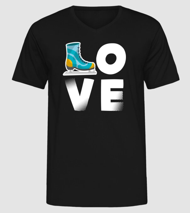 love model negru pe tricou