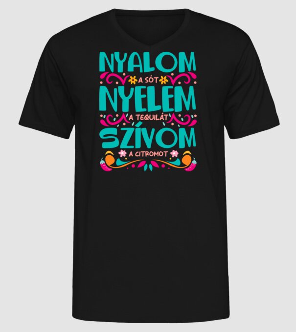 Ling sarea, înghit tequila, sug lămâia_D5934819 model negru pe tricou