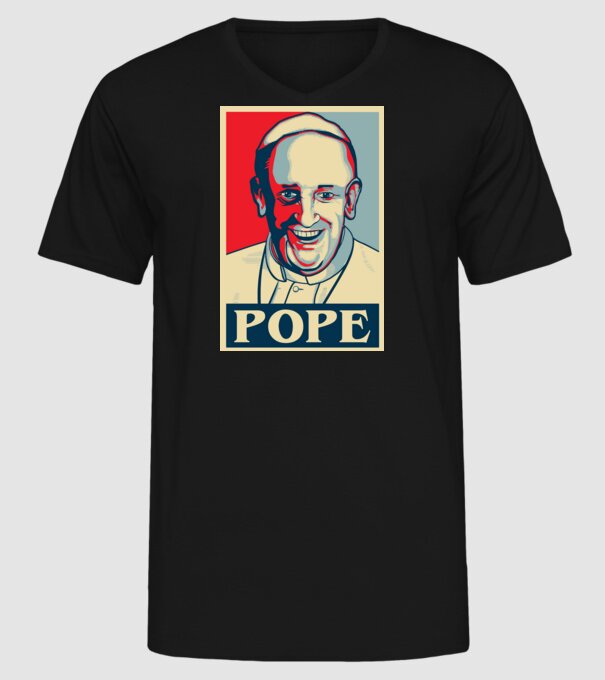 Poster Papa model negru pe tricou