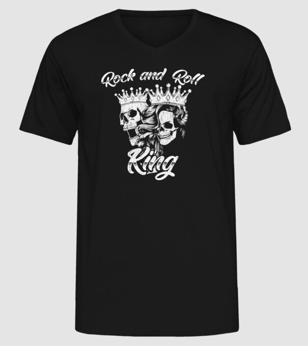 RNR KING model negru pe tricou