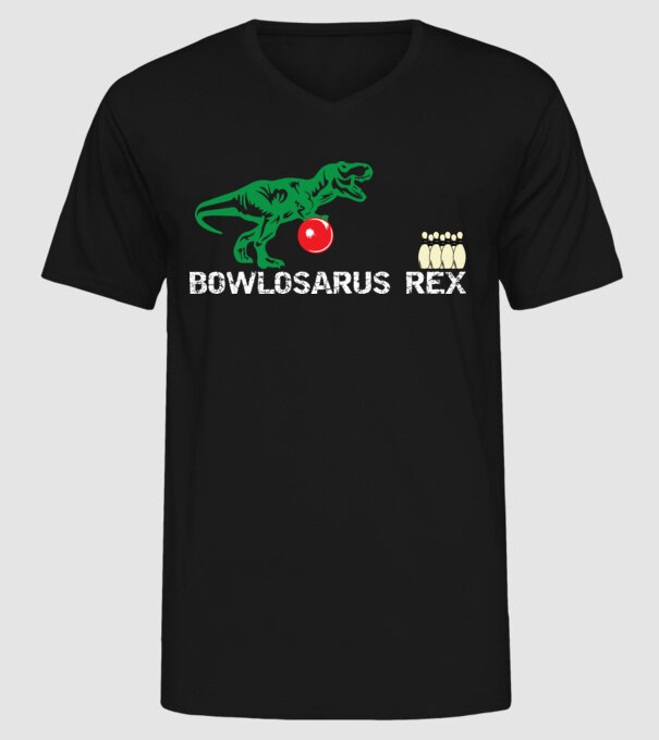 Trex model negru pe tricou