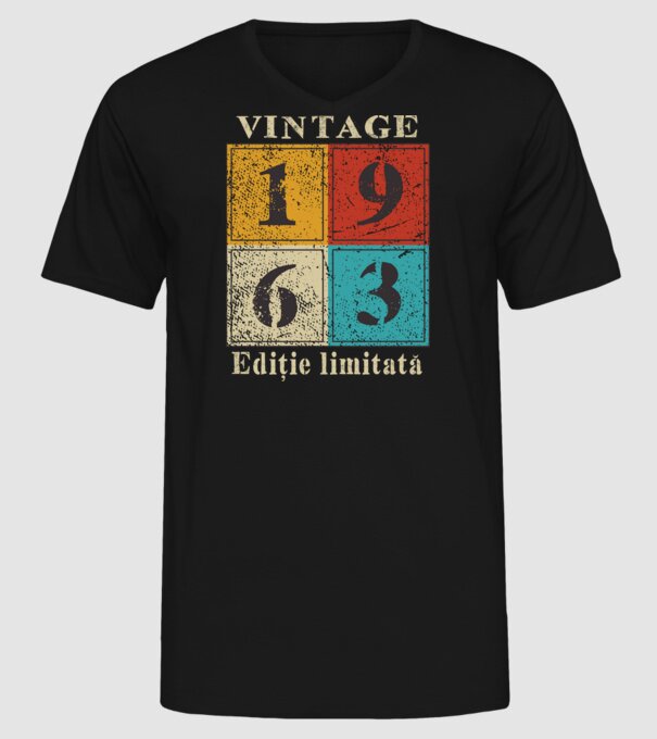 1963 - Ediție limitată model negru pe tricou
