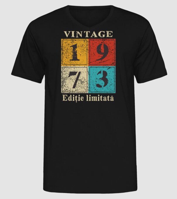 1973 - Ediție limitată model negru pe tricou