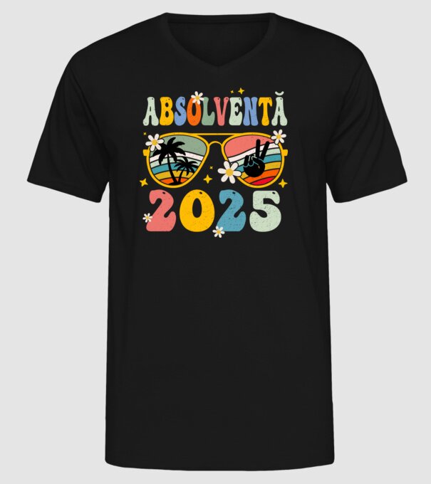 Absolventă 2025 model negru pe tricou