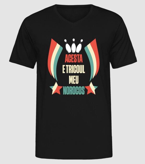 acesta e tricoul meu norocos model negru pe tricou