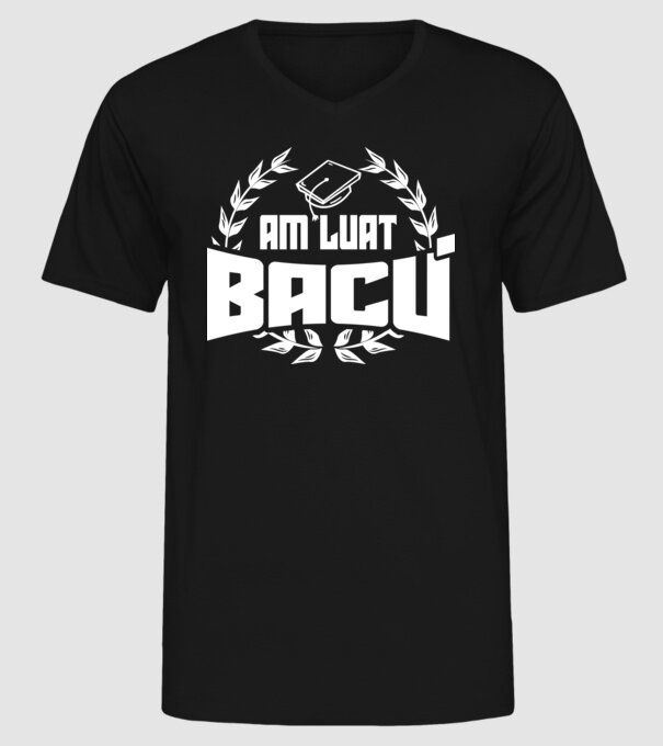 Am luat bacu model negru pe tricou