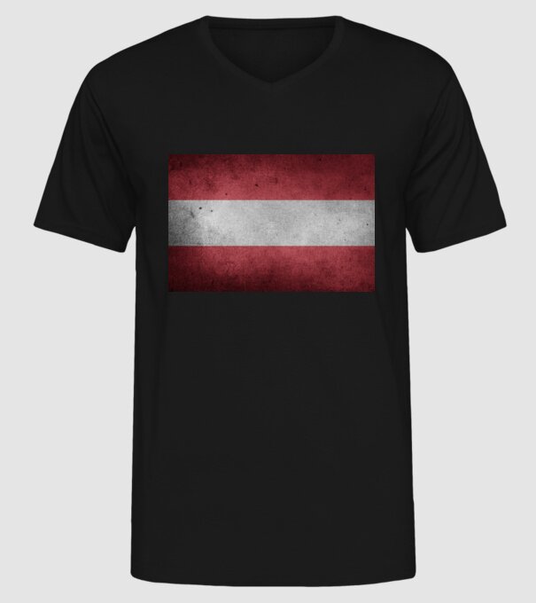 AUSTRIA model negru pe tricou