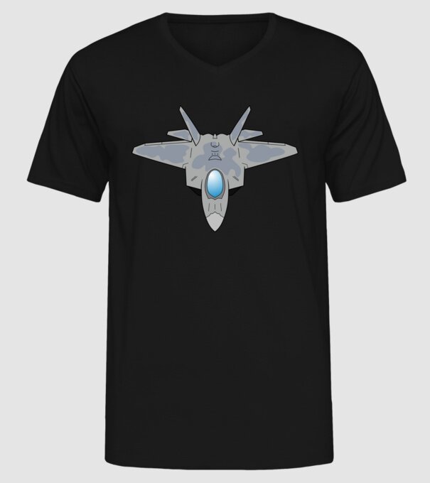 Avioane model negru pe tricou