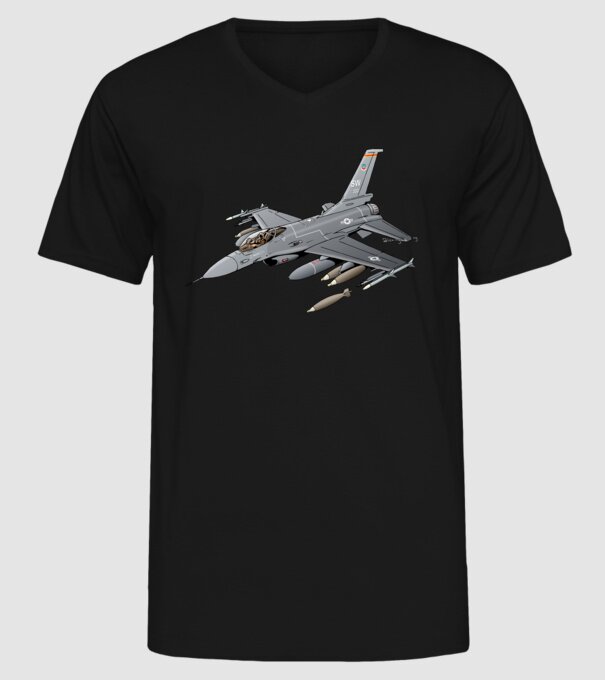 Avioane model negru pe tricou