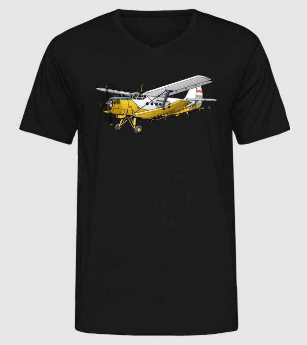 Avioane model negru pe tricou