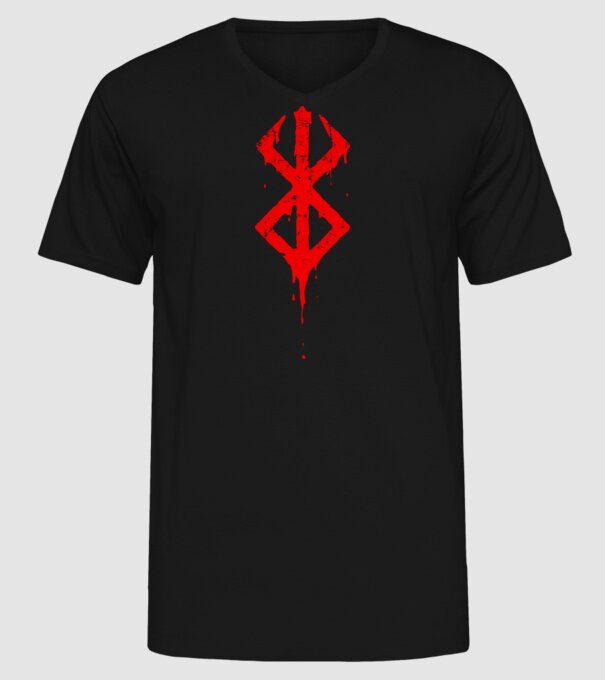 Berserk logo model negru pe tricou